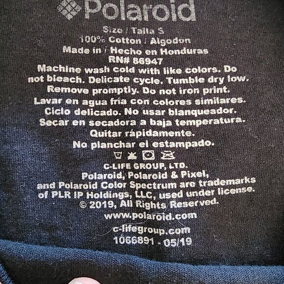 Polaroid 1937 T Shirt Womens 1937 Graphic Print Size Small 100% Cotton - Picture 8 of 10